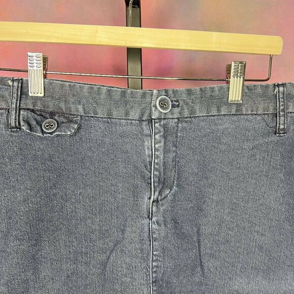 Merona Midi Denim Skirt - Medium Blue - Size 2 - Picture 4 of 5